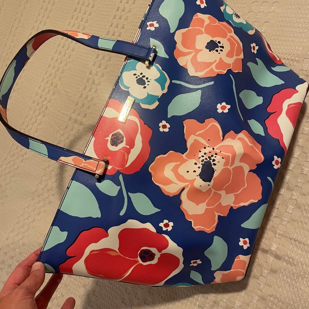 Kate Spade Floral Leather Tote